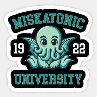 Miskatonic University Cthulhu - Creepy Cute Lovecraft Sticker